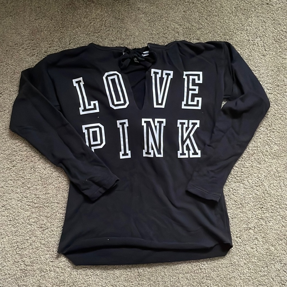 PINK Black Hoodie